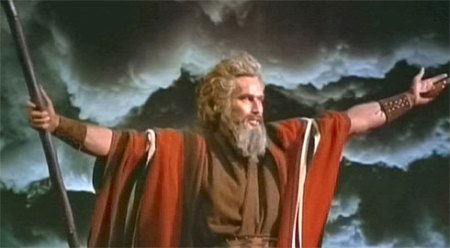 32. Heston as Moses